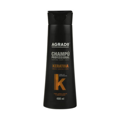 شامپو کراتینه برند آگرادو KERATIN حجم 400 میل