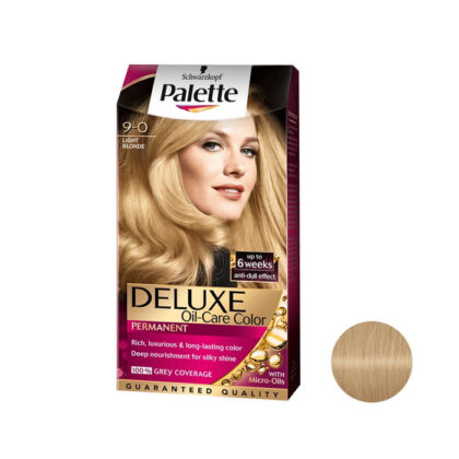 کیت رنگ مو پلت DELUXE رنگ بلوند روشن شماره 0-9